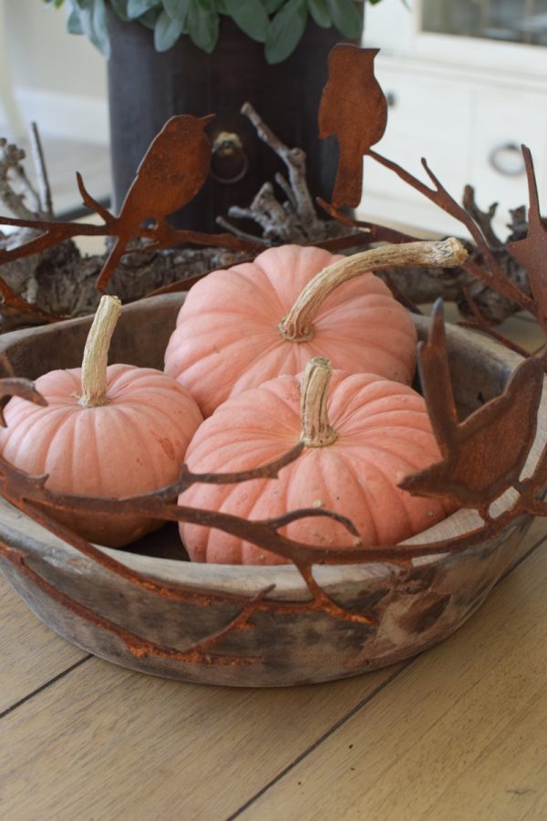 Rostvögel Vogel Reigen Metalldeko in Rost Vögel auf Äste im Kranz Vogelkranz Deko im Mrs Greenery Shop bestellen kaufen