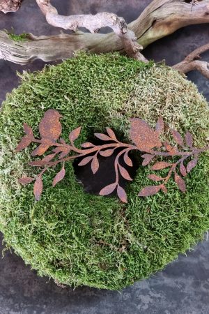 Vogeldeko Girlande Metalldeko Emblem Naturdeko zum Biegen im Mrs Greeney Shop bestellen kaufen