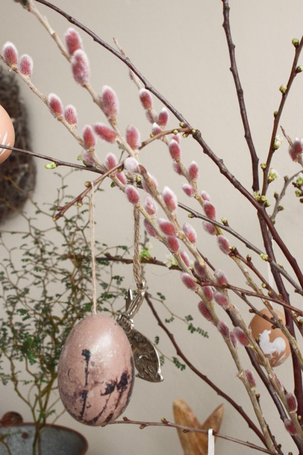 Weidekätzchen Salix pastell rosa pink Frühlingsdeko Osterdeko Kranz Strauß im Mrs Greenery Shop bestellen kaufen