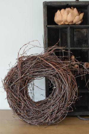 Kranz aus Zweigen Naturmaterialien Kränze Fertigkranz gebunden