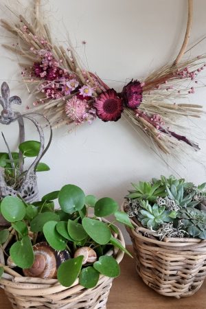 Loop Kranz binden mit Trockenblumen: Online Workshop inkl. Material Kränze selber machen aus getrockneten Blumen. Trockenblumenkranz, Kränze selbermachen Anleitung Loopkranz DIY Selberbinden selbermachen