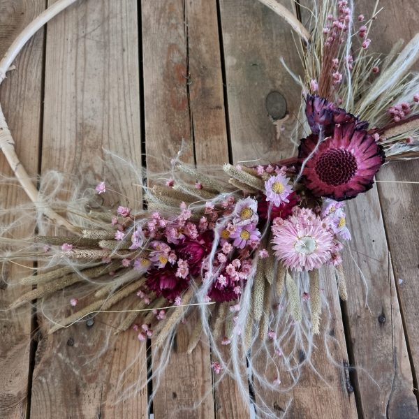 Loop Kranz binden mit Trockenblumen: Online Workshop inkl. Material Kränze selber machen aus getrockneten Blumen. Trockenblumenkranz, Kränze selbermachen Anleitung Loopkranz DIY Selberbinden selbermachen