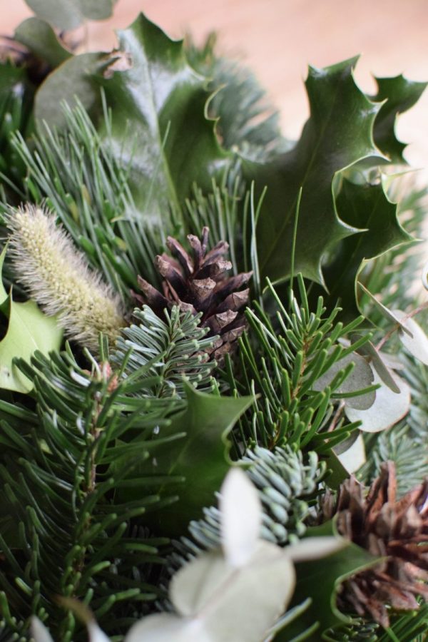 Zapfen mit Draht Dekozapfen Herbst Weihnachten Dekoidee DIY Zapfenstecker Naturdeko