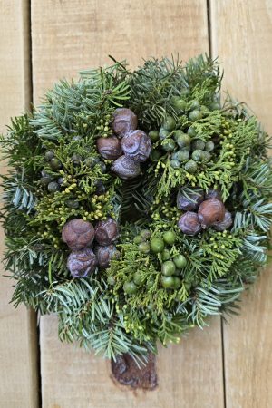 Beerenkranz Winterkranz Wacholderkranz Herbstkranz Kränze im Mrs greenery shop bestellen kaufen