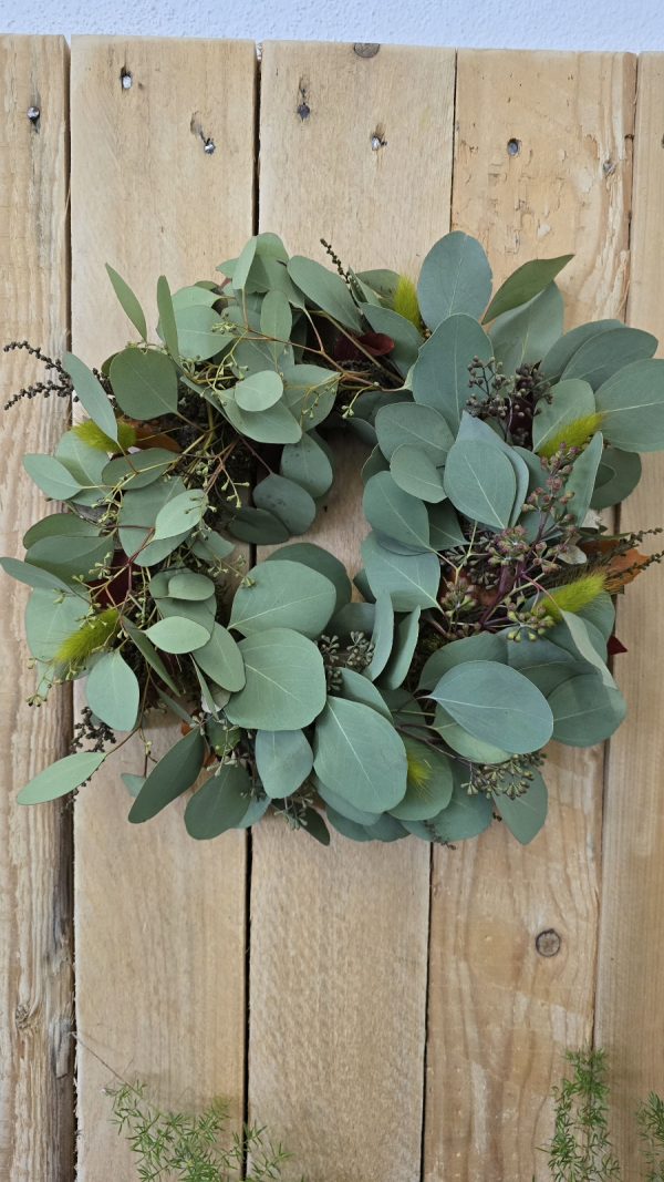 Eukalyptuskranz Herbstkranz Kränze im Mrs greenery shop bestellen kaufen