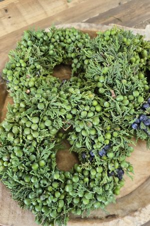 Wacholderkranz Herbstkranz Kränze im Mrs greenery shop bestellen kaufen