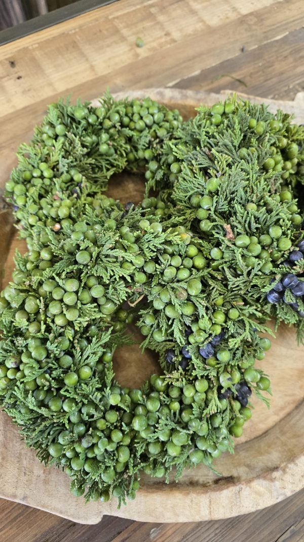 Wacholderkranz Herbstkranz Kränze im Mrs greenery shop bestellen kaufen