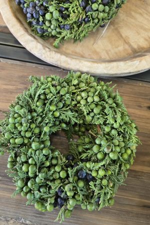 Wacholderkranz Herbstkranz Kränze im Mrs greenery shop bestellen kaufen