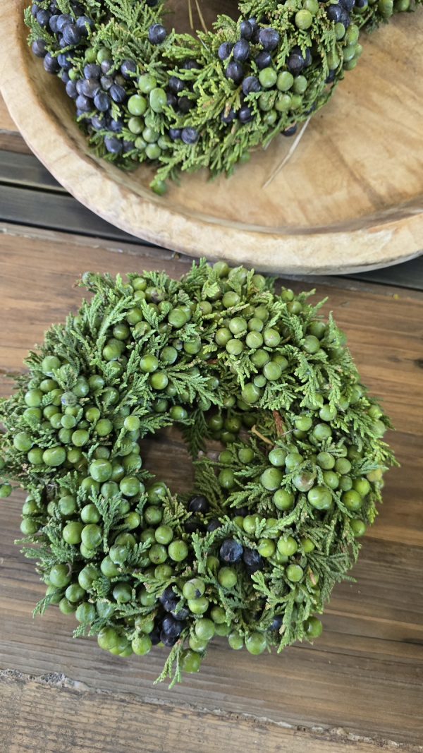 Wacholderkranz Herbstkranz Kränze im Mrs greenery shop bestellen kaufen