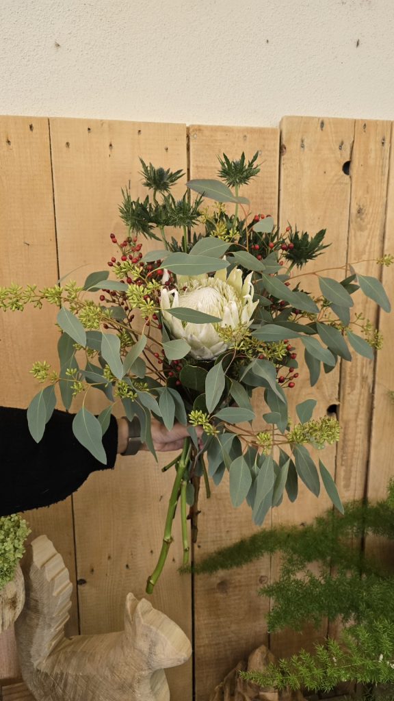 Blumenstrauß Strauss Protea haltbar DIY im Mrs greenery shop bestellen kaufen