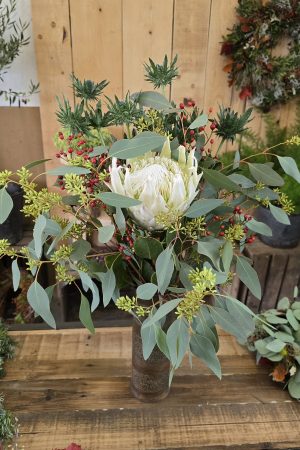 Blumenstrauß Strauss Protea haltbar DIY im Mrs greenery shop bestellen kaufen