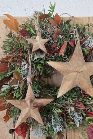 Holzstern Stern aus Holz Holzanhänger Weihnachten Weihnachtsdeko Adventsdeko Mrs Greenery kaufen Bestellen