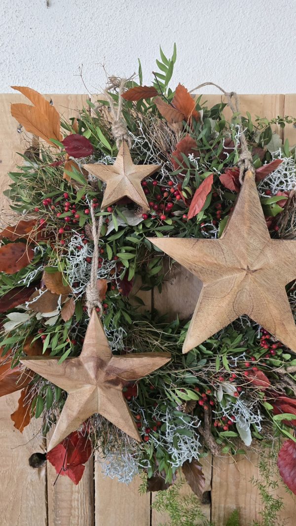 Holzstern Stern aus Holz Holzanhänger Weihnachten Weihnachtsdeko Adventsdeko Mrs Greenery kaufen Bestellen
