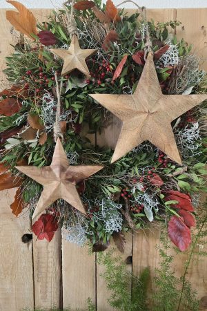 Holzstern Stern aus Holz Holzanhänger Weihnachten Weihnachtsdeko Adventsdeko Mrs Greenery kaufen Bestellen