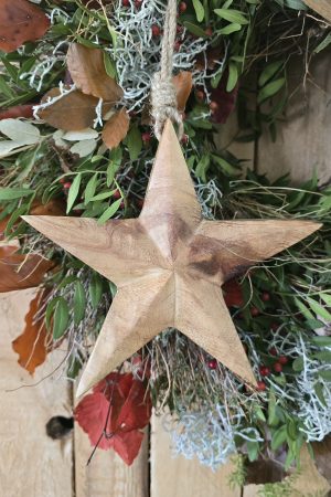 Holzstern Stern aus Holz Holzanhänger Weihnachten Weihnachtsdeko Adventsdeko Mrs Greenery kaufen Bestellen