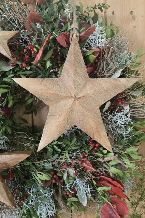 Holzstern Stern aus Holz Holzanhänger Weihnachten Weihnachtsdeko Adventsdeko Mrs Greenery kaufen Bestellen