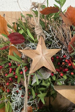 Holzstern Stern aus Holz Holzanhänger Weihnachten Weihnachtsdeko Adventsdeko Mrs Greenery kaufen Bestellen