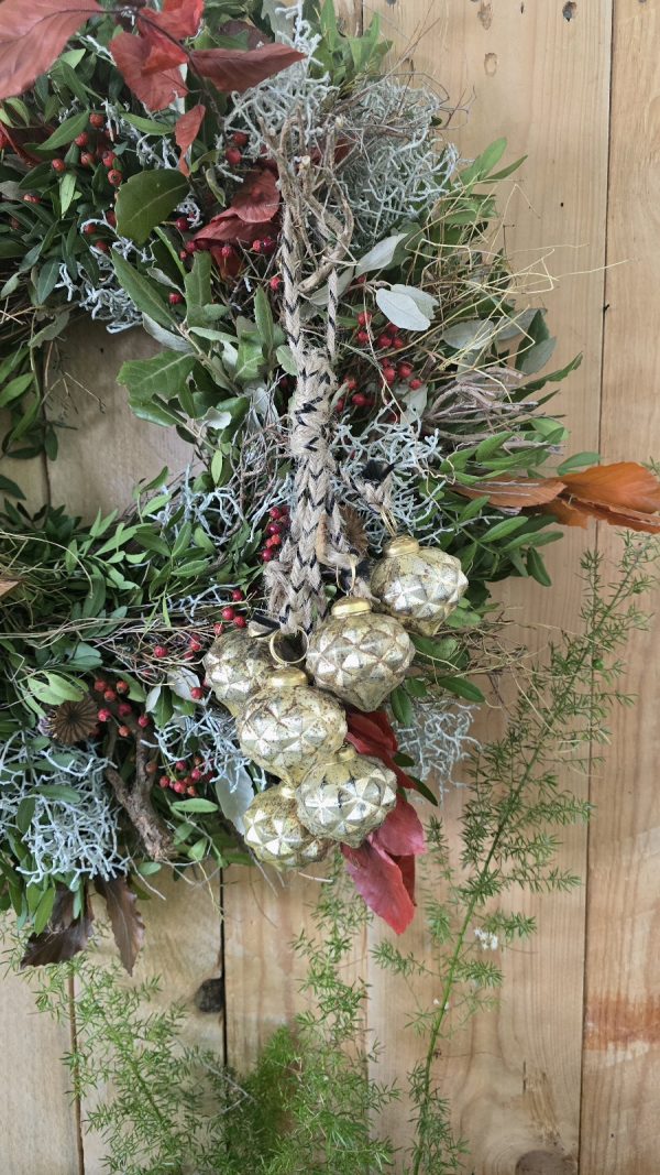 Weihnachtsdeko Deko Kugeln Glas Strang mrs Greenery shop kaufen bestellen
