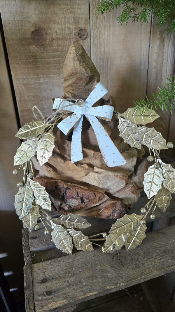 kranzanhänger metallkranz schleife blätter weihnachten advent im mrs greenery shop kaufen bestellen