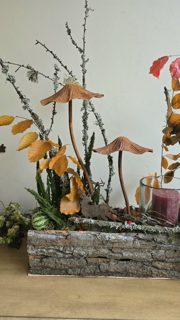 pilz dekopilz metallpilz herbstdeko deko im mrs greenery shop bestellen kaufen