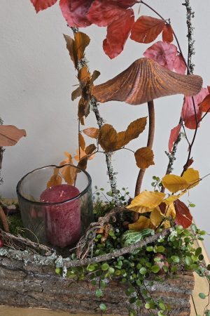 pilz dekopilz metallpilz herbstdeko deko im mrs greenery shop bestellen kaufen