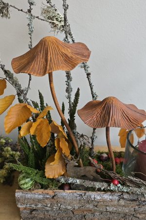 pilz dekopilz metallpilz herbstdeko deko im mrs greenery shop bestellen kaufen
