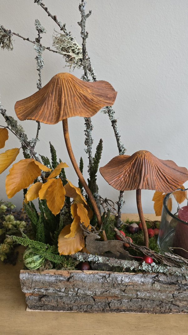 pilz dekopilz metallpilz herbstdeko deko im mrs greenery shop bestellen kaufen