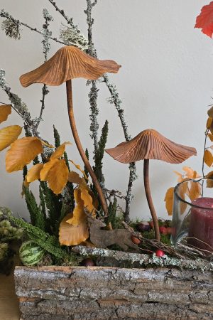 pilz dekopilz metallpilz herbstdeko deko im mrs greenery shop bestellen kaufen