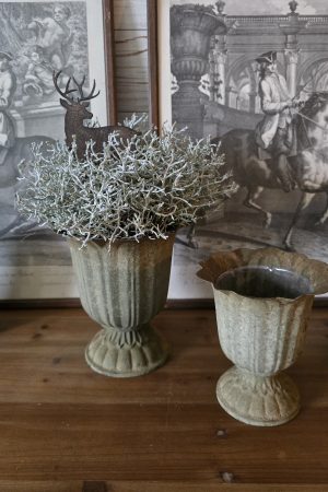 pokal topf übertopf metall metallschale im mrs greenery shop kaufen bestellen