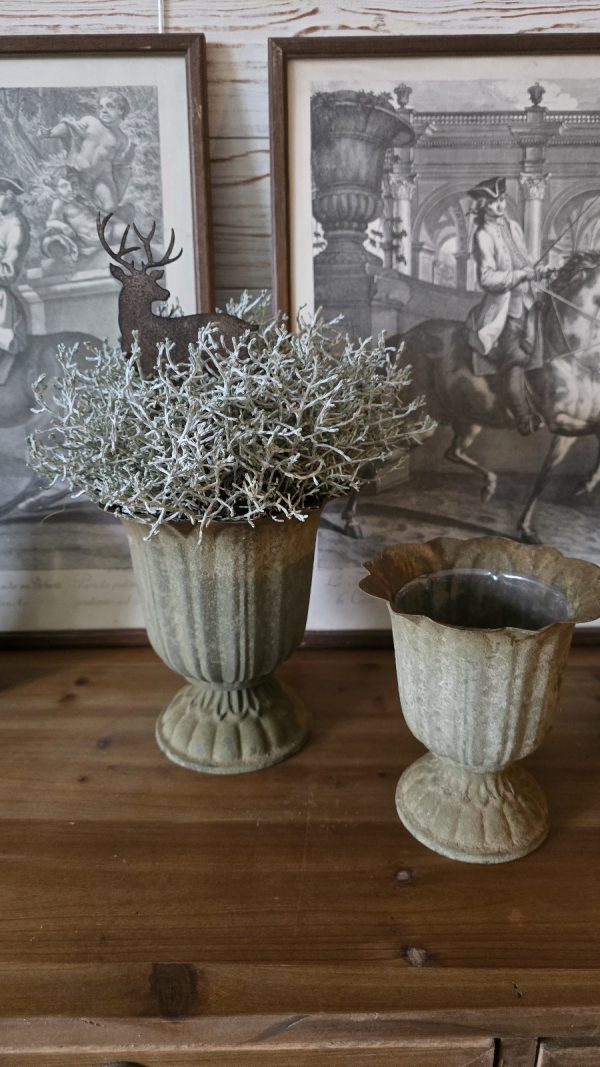 pokal topf übertopf metall metallschale im mrs greenery shop kaufen bestellen