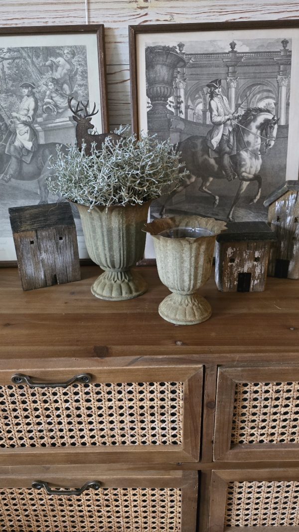 pokal topf übertopf metall metallschale im mrs greenery shop kaufen bestellen