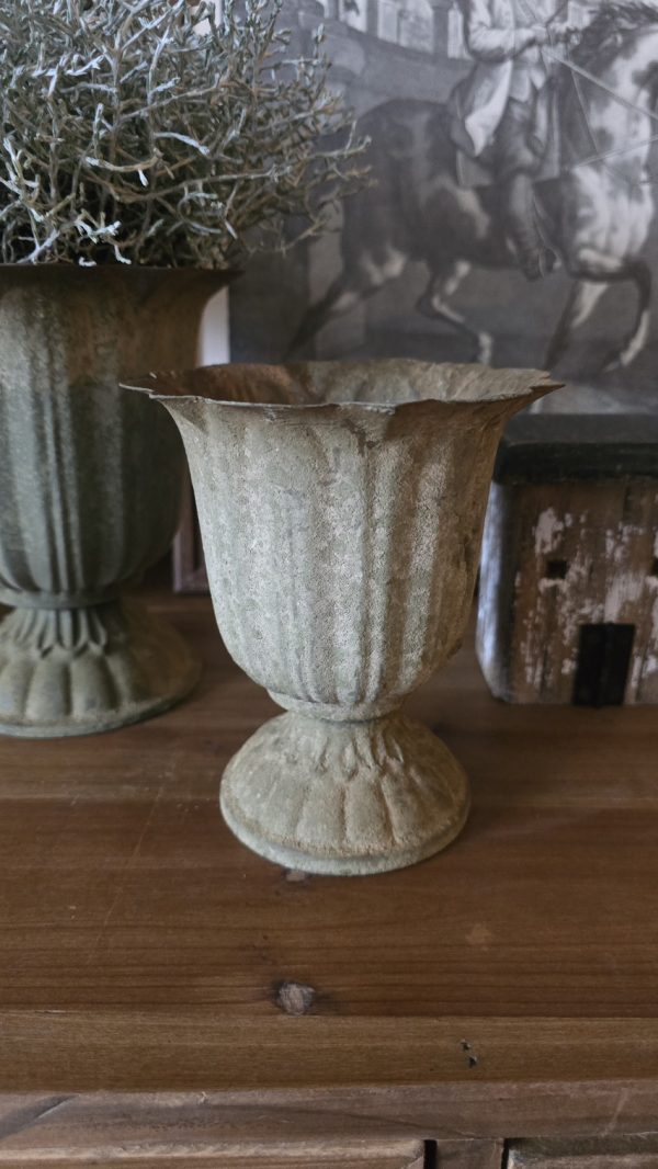 pokal topf übertopf metall metallschale im mrs greenery shop kaufen bestellen