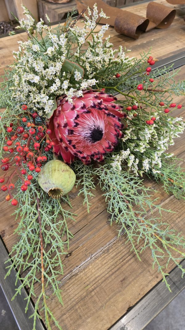 Blumenstrauß Strauss Protea haltbar DIY im Mrs greenery shop bestellen kaufen