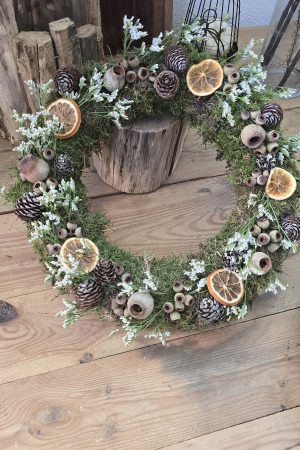 Winterkranz Kranz Herbstkranz Kränze im Mrs greenery shop bestellen kaufen