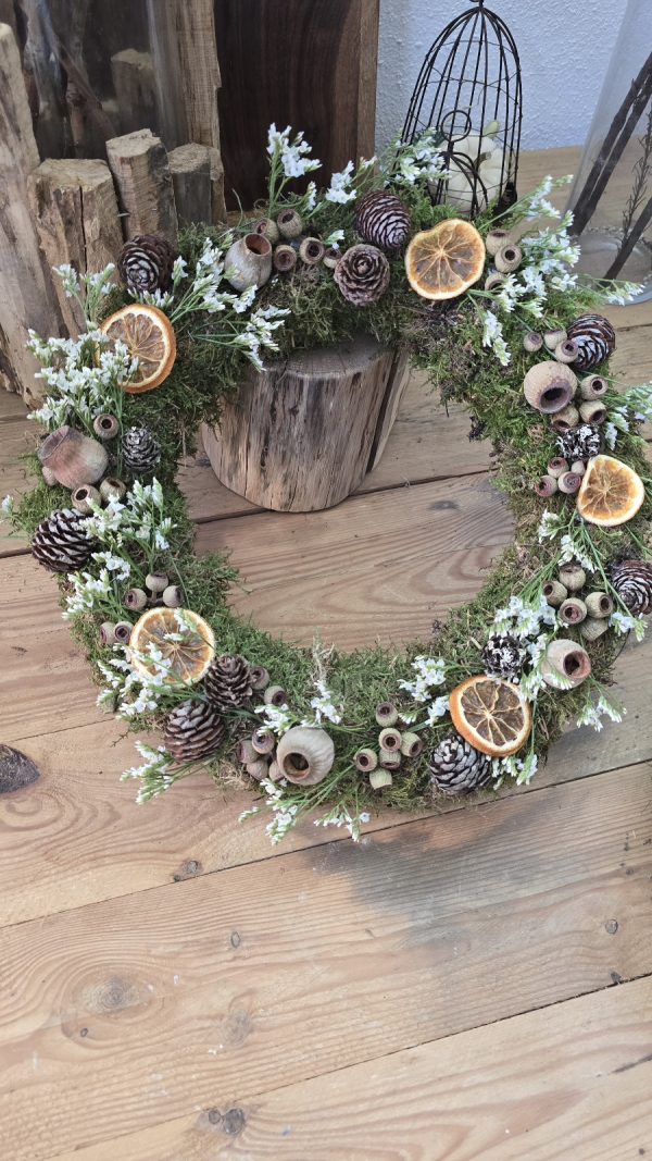 Winterkranz Kranz Herbstkranz Kränze im Mrs greenery shop bestellen kaufen