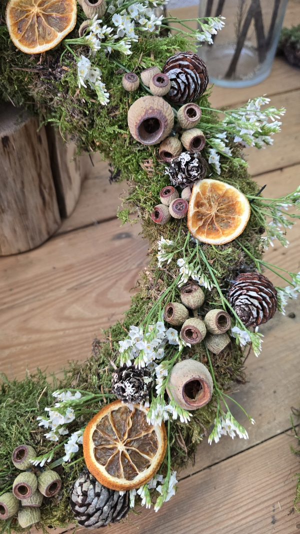 Winterkranz Kranz Herbstkranz Kränze im Mrs greenery shop bestellen kaufen