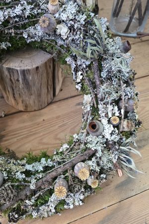 Herbstkranz Flechtenkranz Kränze im Mrs greenery shop bestellen kaufen