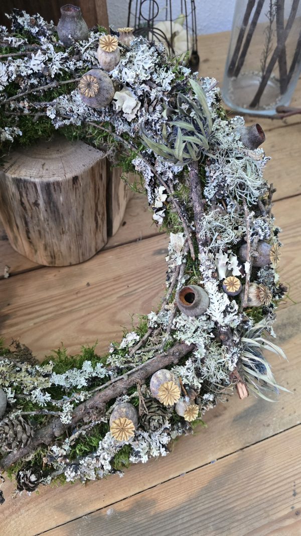 Herbstkranz Flechtenkranz Kränze im Mrs greenery shop bestellen kaufen
