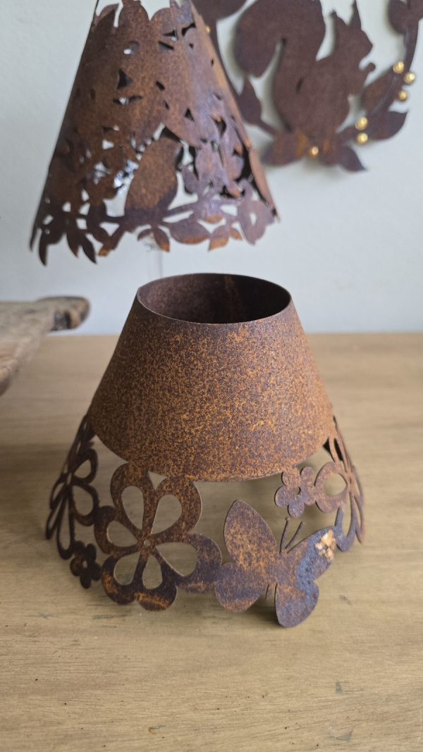 Rostschirm Schirm Weinglas Rostdeko Deko Metalldeko im Mrs Greenery Shop bestellen kaufen