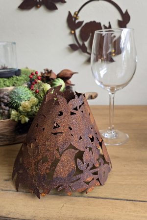 Rostschirm Schirm Weinglas Rostdeko Deko Metalldeko im Mrs Greenery Shop bestellen kaufen