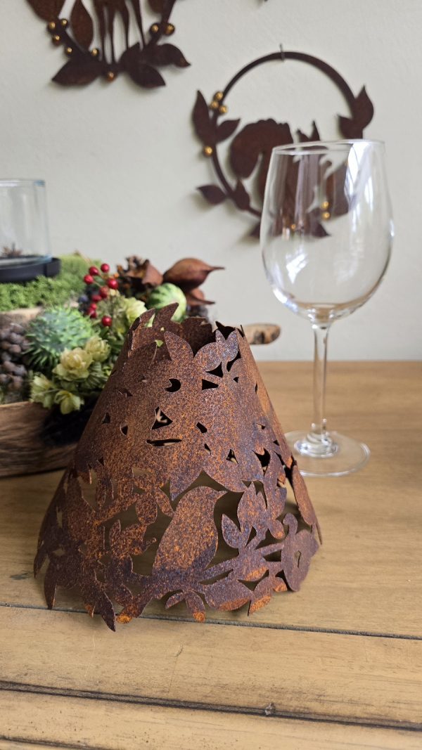 Rostschirm Schirm Weinglas Rostdeko Deko Metalldeko im Mrs Greenery Shop bestellen kaufen