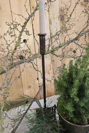 Kerzenständer Metall schlank groß