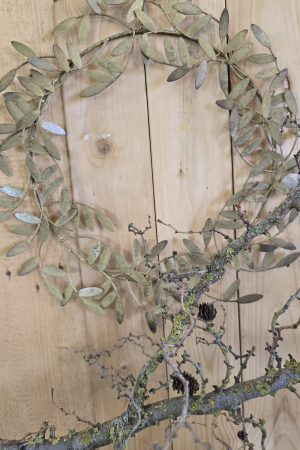 Metallkranz Metalldeko Kranz Kränze im mrs greenery shop bestellen kaufen