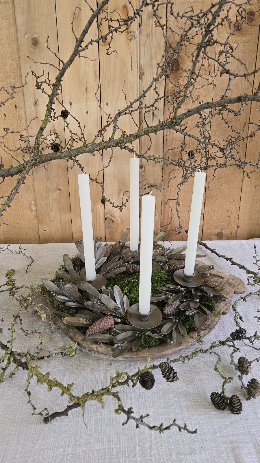 adventskranz adventskerzenhalter adventsring adventdeko kerzendeko im mrs greenery shop bestellen kaufen metallring adventsring