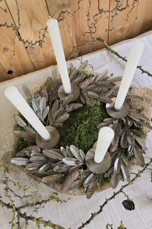 adventskranz adventskerzenhalter adventsring adventdeko kerzendeko im mrs greenery shop bestellen kaufen metallring adventsring