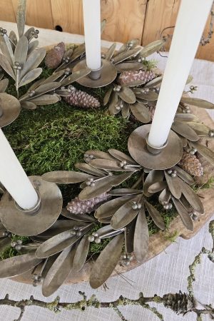 adventskranz adventskerzenhalter adventsring adventdeko kerzendeko im mrs greenery shop bestellen kaufen metallring adventsring