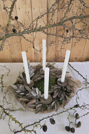 adventskranz adventskerzenhalter adventsring adventdeko kerzendeko im mrs greenery shop bestellen kaufen metallring adventsring