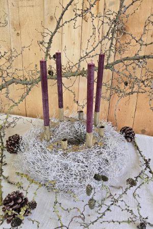 adventskranz adventskerzenhalter adventsring adventdeko kerzendeko im mrs greenery shop bestellen kaufen metallring adventsring