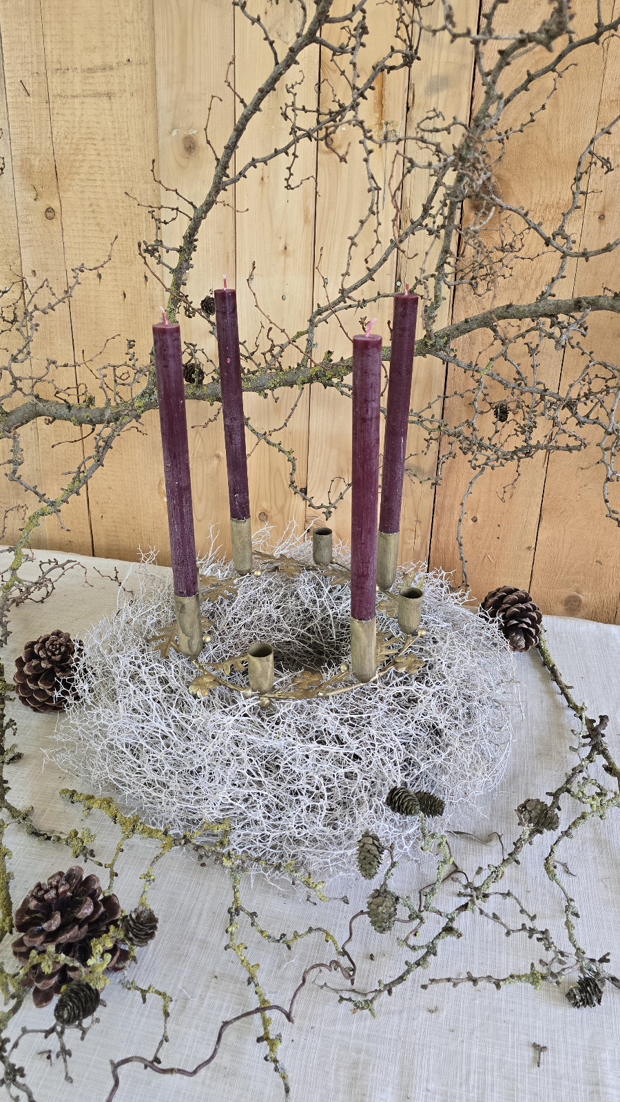 adventskranz adventskerzenhalter adventsring adventdeko kerzendeko im mrs greenery shop bestellen kaufen metallring adventsring