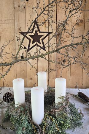 Sterne Stern zum Haengen Roststern Metallstern Dekostern Weihnachtsstern im Mrs Greenery Shop bestellen kaufen